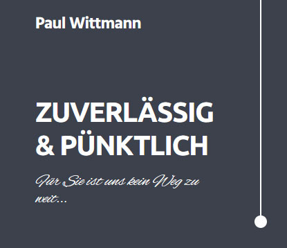 Paul Wittman & puenktlich-zuverlaessig